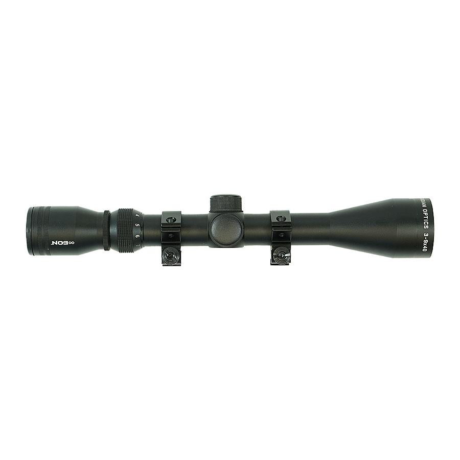 Viridian EON 3-9x40mm R4 Rifle Scope Black with Rings and Retail Box