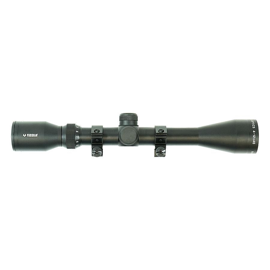 Viridian EON R4 Rifle Scope 4-12x40 Black Finish with Rings Included