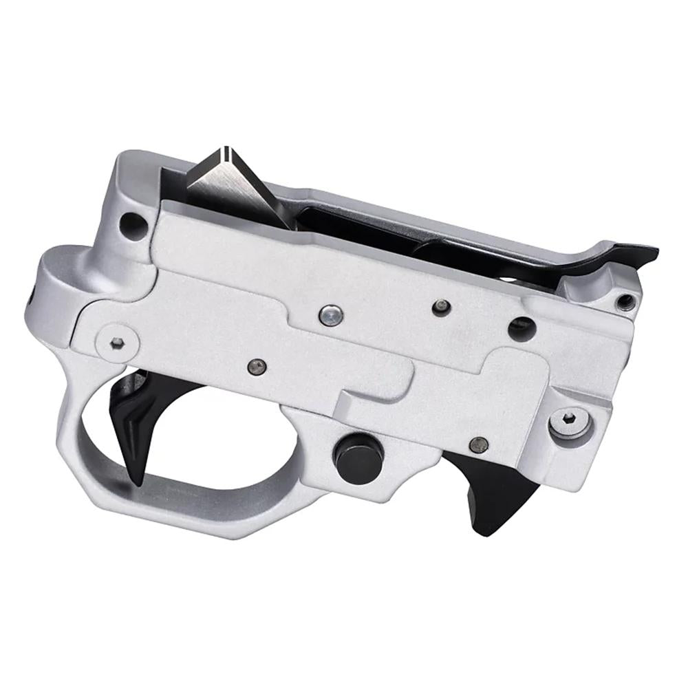 Volquartsen Drop-In TG2000 Trigger Group Silver for Ruger 10/22 & 22 Charger 2.25 lb Pull