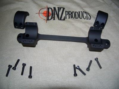 DNZ Freedom Reaper 1" Low Black 1-Piece Tactical Scope Mount for Rem 700 LA Right Hand