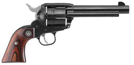 Ruger 5101 Vaquero Medium Frame 45 Colt (Long Colt) 6rd 5.50" Blued Steel Barrel, Cylinder & Frame, Hardwood Grip, Transfer Bar Safety, Exposed Hammer