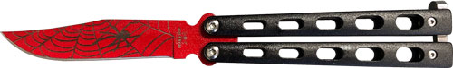 Bear & Son 3-Inch Red and Black Widow Butterfly Knife