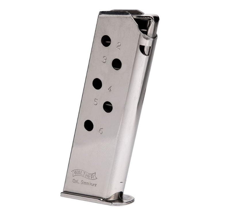 PPK/S 8-Round .32 ACP Nickel Finish Magazine