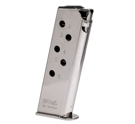 PPK/S 8-Round .32 ACP Nickel Finish Magazine