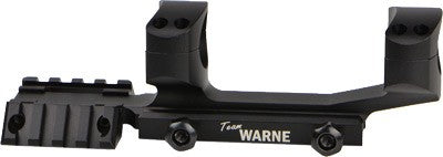Warne Tactical Ramp Picatinny Mount 1 Inch Black Cantilever