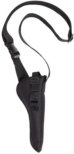 Bulldog RH Shoulder Bandolier Holster Black Nylon Long Barrel