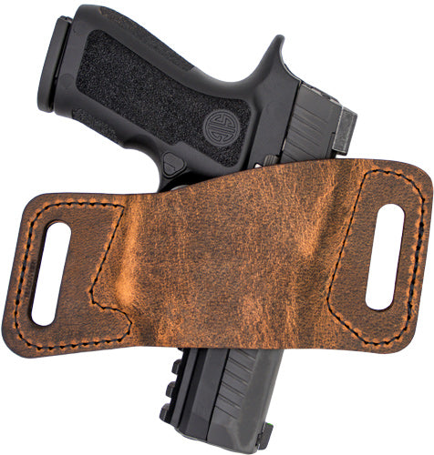 VersaCarry Rapid Slide Size 1 OWB Ambi Holster Compact Full Size Brown