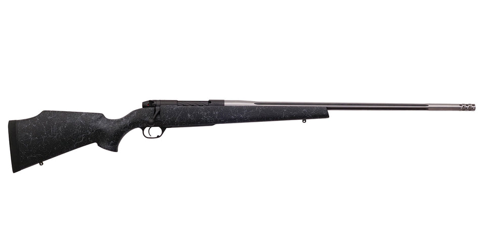 Weatherby MAM01N653WR8B Mark V Accumark 6.5-300 Wthby Mag 3+1 26" Barrel, Graphite Black Cerakote Finish, Gray Webbed Black Fixed Monte Carlo Stock