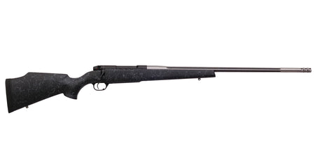 Weatherby MAM01N300PR8B Mark V Accumark 300 PRC 3+1 26" Threaded/Fluted Stainless Barrel, Graphite Black Rec, Gray Webbed Black Monte Carlo Stock, Accubrake Muzzle Brake, Adj. TriggerTech Trigger