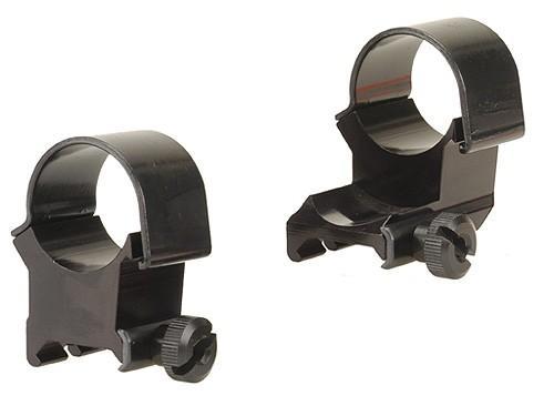 Weaver 1" X-High Black Detachable Extension Top Mount Scope Rings