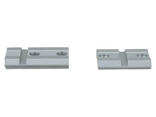 Weaver Top Mount 2-Piece Aluminum Scope Base Silver for Mossberg/Remington Rifles
