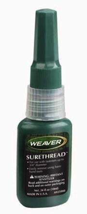 Weaver SureThread Recoil-Resistant Gunsmith Adhesive for Mounting Screws