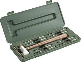 Weaver Gunsmith Punch and Hammer Kit - 8 Punches Included