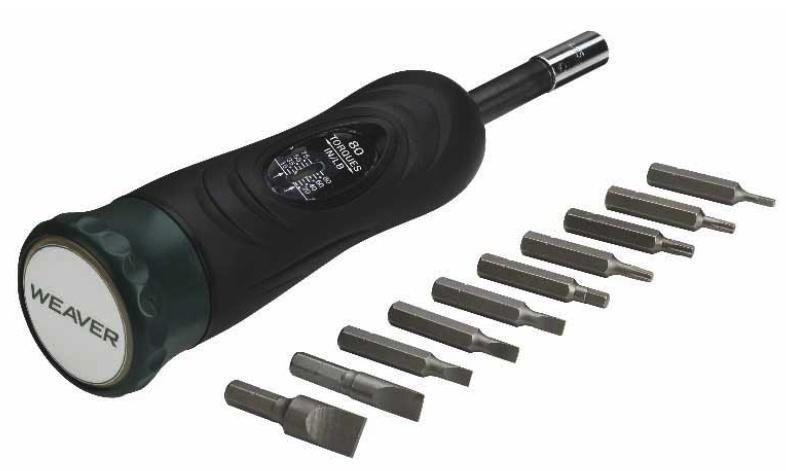 Weaver Adjustable Gunsmith Torque Wrench for Rings and Bases