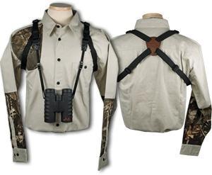 Weaver Binocular Chest Harness System - Adjustable Nylon for All Body Sizes