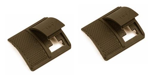Weaver 1.6" Short Locking Rail Panel Dark Earth 2 Pack