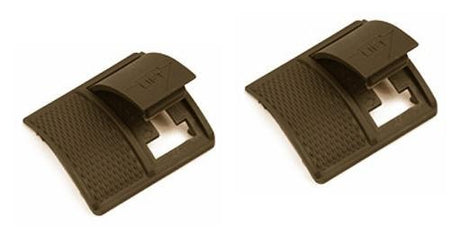Weaver 1.6" Short Locking Rail Panel Dark Earth 2 Pack