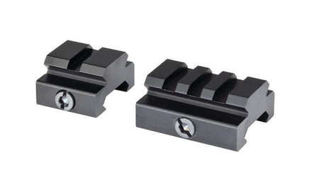 Weaver Picatinny 2-Piece Riser Base Set Aircraft-Grade Aluminum 1/2 Inch Height