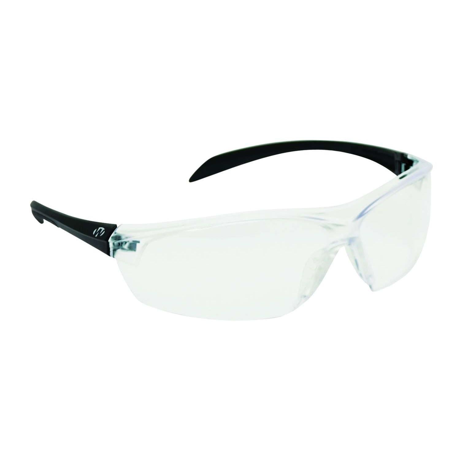 Walker's Clear Lens Eye Protection Safety Glasses VS941 Frame