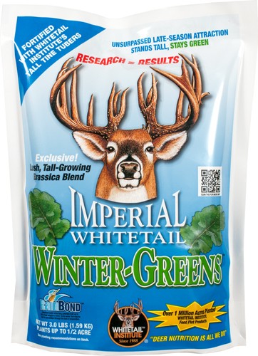 Whitetail Institute Winter-Greens Half-Acre Fall Brassica Seed Mix 3 lb Bag