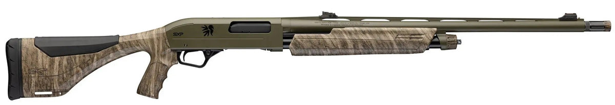 Winchester Repeating Arms 512478690 SXP Long Beard NWTF 20 Gauge Pump 3" 5- 2.75" Shells 24" OD Green Perma-Cote Vent Rib Barrel, Drilled & Tapped Receiver, Adj Comb & LOP w/Pistol Grip Mossy Oak Bott
