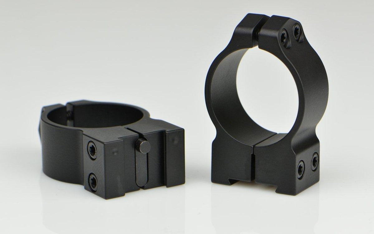 Warne Maxima Tikka Fixed Scope Ringmounts Grooved Receiver 30mm Med Matte 2-Piece