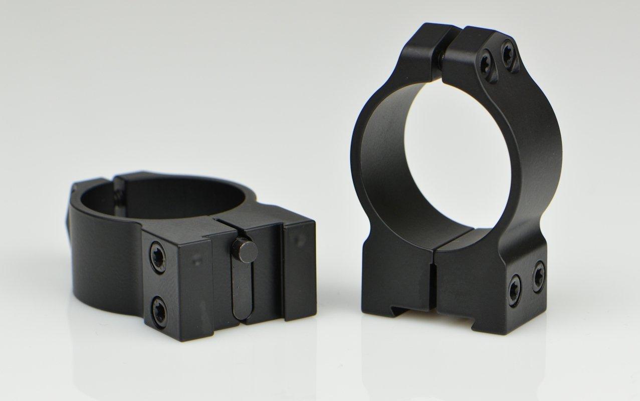 Warne Maxima Tikka Fixed Scope Ringmounts Grooved Receiver 30mm Med Matte 2-Piece