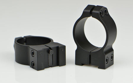 Warne Maxima Tikka Fixed Scope Ringmounts Grooved Receiver 30mm Med Matte 2-Piece