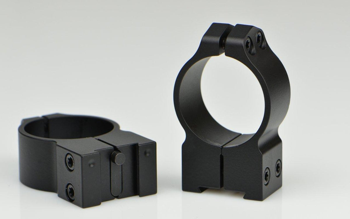 Warne Maxima 30mm High Matte Fixed Scope Rings for Tikka Rifles