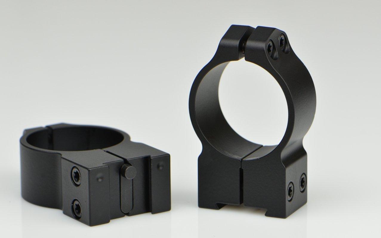Warne Maxima 30mm High Matte Fixed Scope Rings for Tikka Rifles