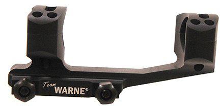 Warne X-SKEL 1" QD Extended Cantilever Mount Black for Flat Top Rifles