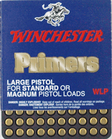 WINCHESTER PRIMERS LARGE PISTOL 5000 PACK CASE
