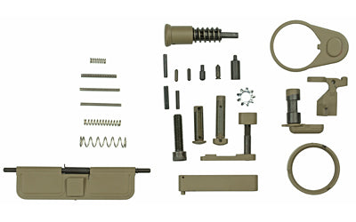 WMD Guns AR-15 FDE Accent Kit Includes Ejection Port Door Forward Assist Receiver End Plate Bolt Catch Mag Button Pivot Takedown Pin Trigger Guard
