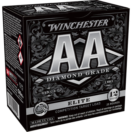 Winchester AADG13007 AA Diamond Grade 12 Gauge 2-3/4 1-1/8oz #7.5 1300 fps