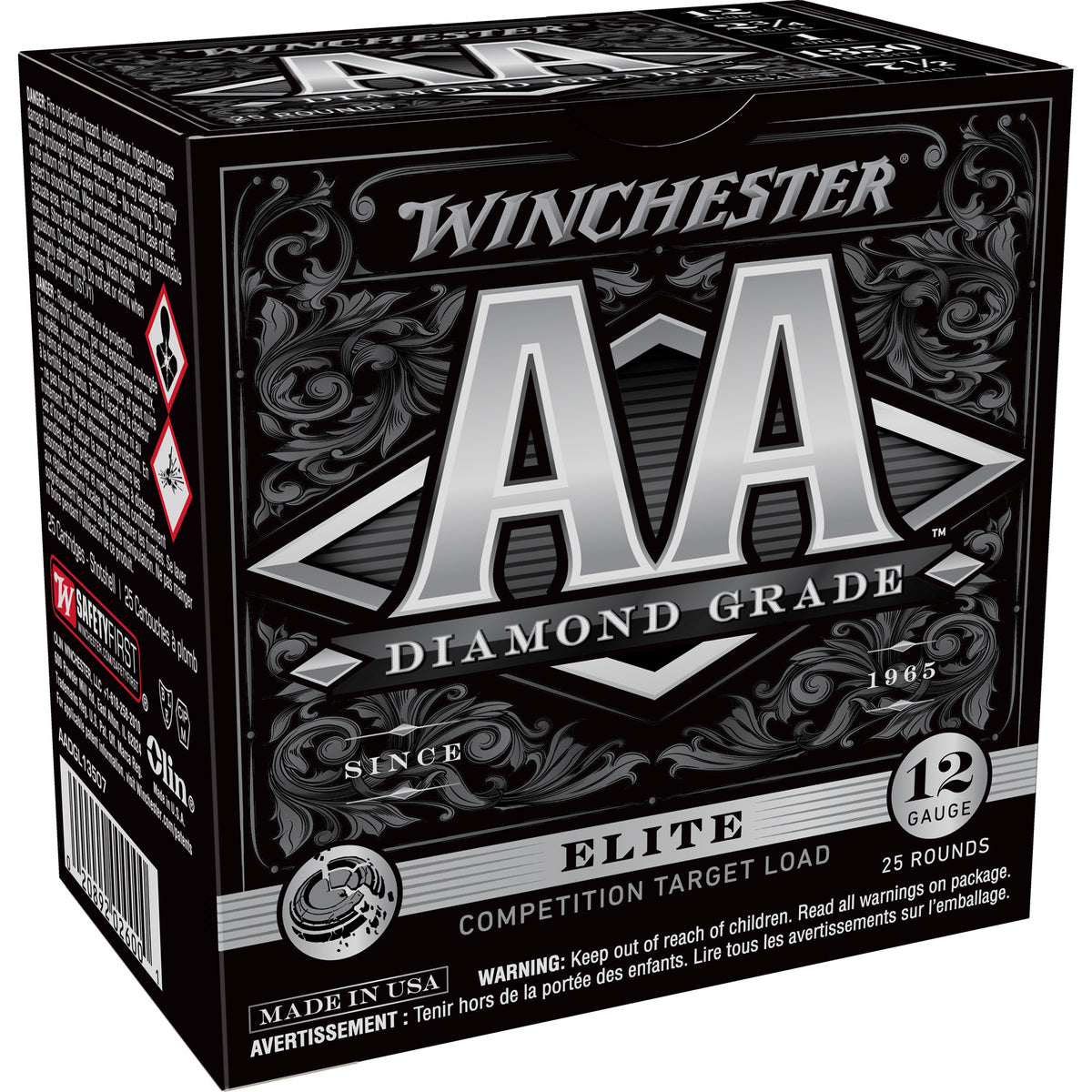 Winchester AADGL13507 AA Diamond Grade 12 Gauge 2-3/4 1oz #7.5 1350 fps
