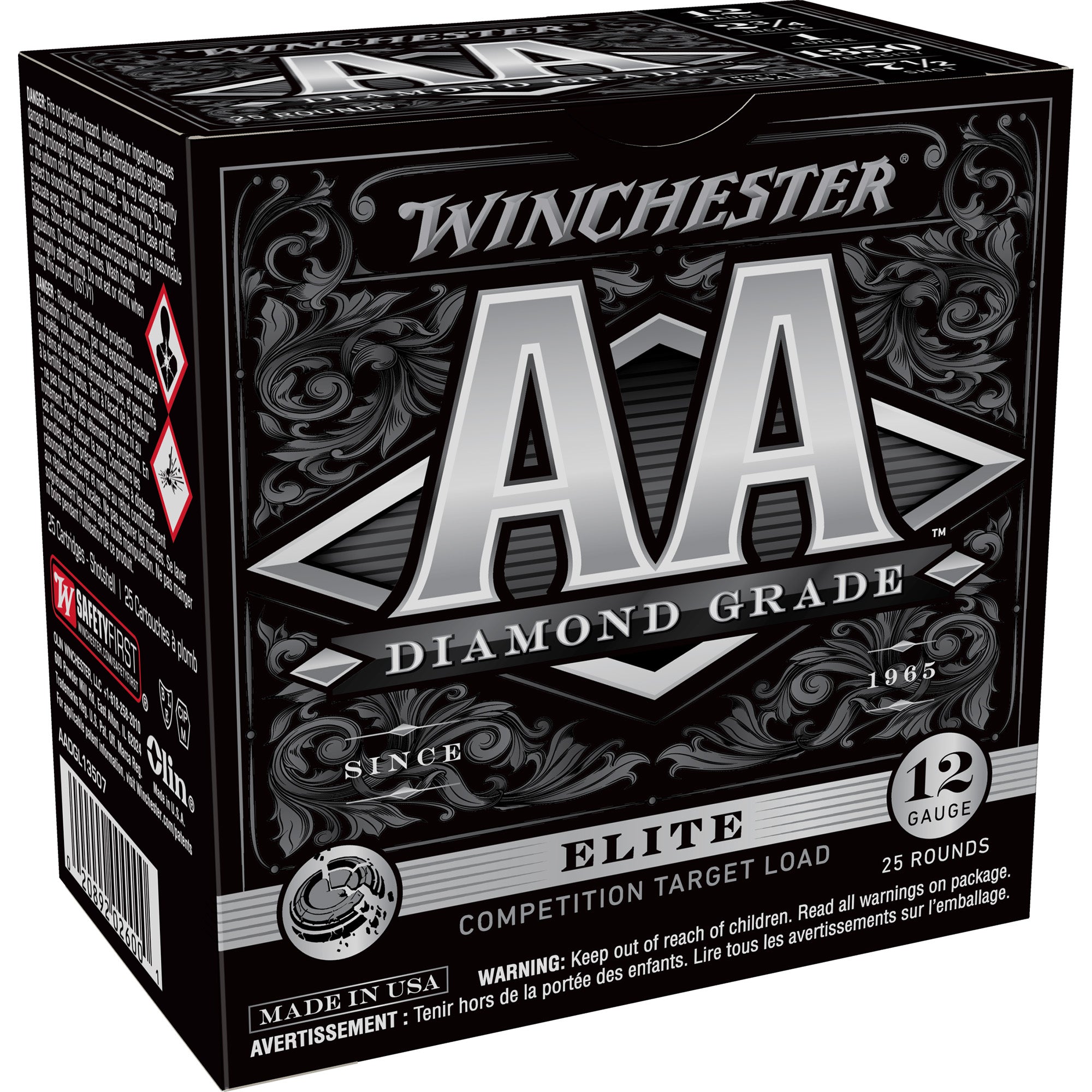 Winchester AADGL13507 AA Diamond Grade 12 Gauge 2-3/4 1oz #7.5 1350 fps