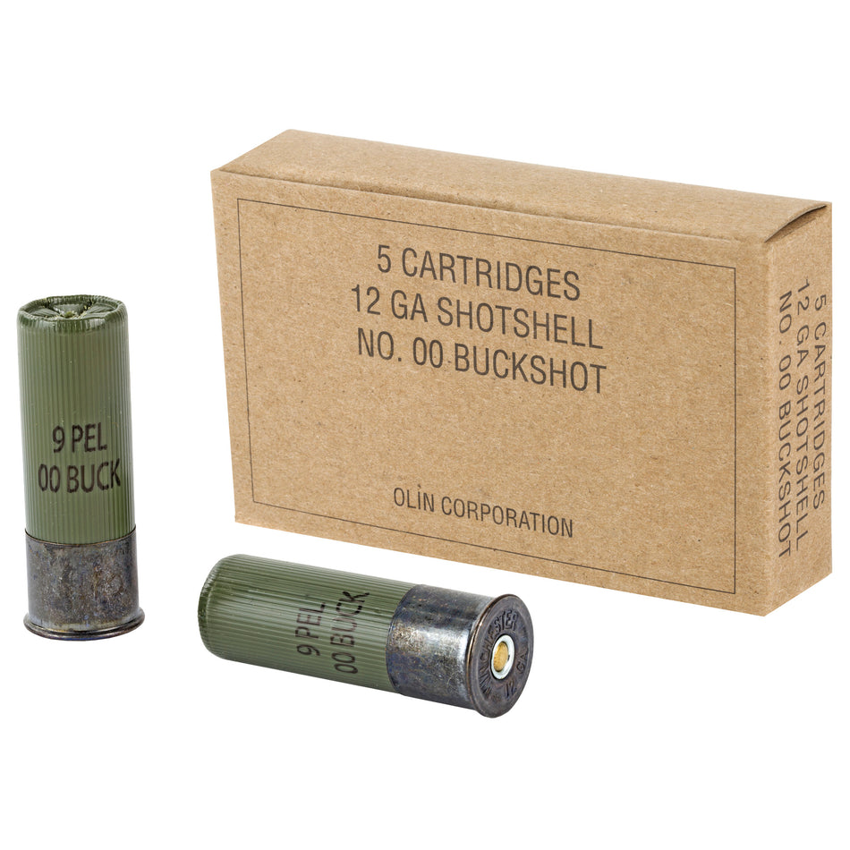 Winchester Q1544 Military Grade Buffered Buckshot 12 Gauge 2-3/4  #Buckshot 1325 fps