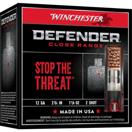 Winchester S122PD25 Defender                                                                                                                                                                                                          12 Gauge 2-3/4 1-1/8
