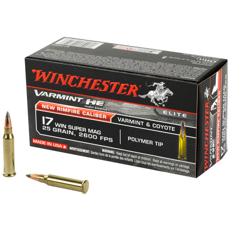 Winchester Varmint High Energy .17 WSM 25 grain Polymer Tip ammunition