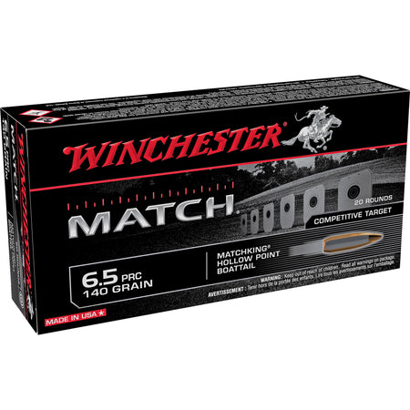 Winchester Match Sierra MatchKing Boat Tail Hollow Point 140 Grain 6.5 PRC 3030 fps