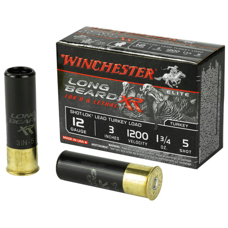 Winchester STLB1235 Long Beard XR Shot-Lok 12 Gauge 3 1-3/4oz #5 1200 fps