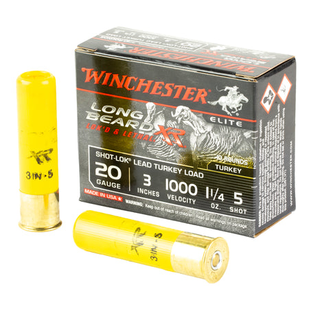 Winchester STLB2035 Long Beard XR Shot-Lok 20 Gauge 3 1-1/4oz #5 1000 fps