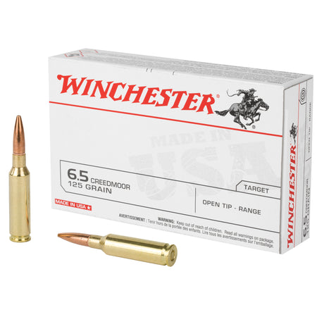 Winchester Ammo USA65CM USA 6.5 Creedmoor 125 gr Open Tip Range (OTR)