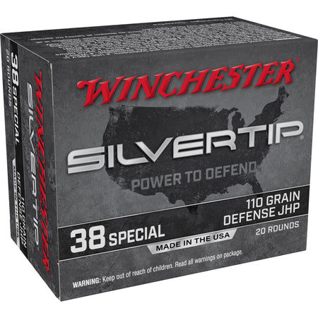 Winchester Silvertip Silvertip Jacket Hollow Point 110 Grain .38 Special 945 fps