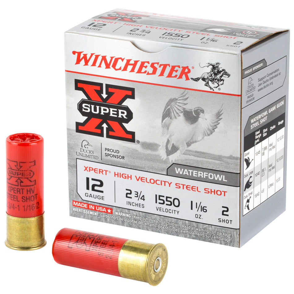 Winchester WEX122 Super X Xpert 12 Gauge 2-3/4 1-1/16oz #2 1550 fps