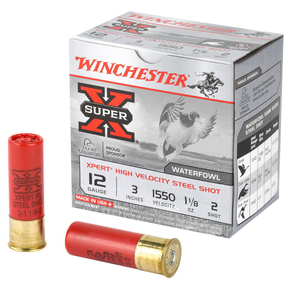 Winchester WEX1232 Super X Xpert 12 Gauge 3 1-1/8oz #2 1550 fps
