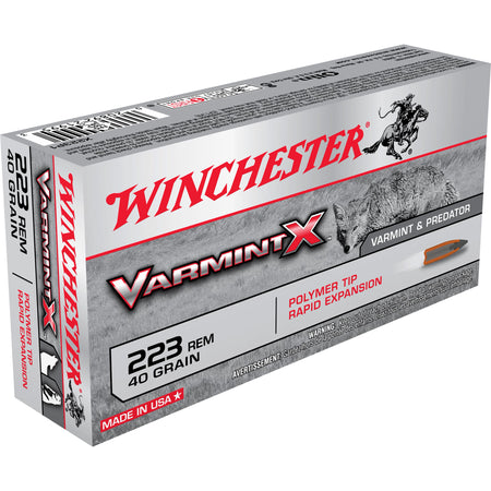 Winchester Varmint X Polymer Tip 55 Grain .223 Remington