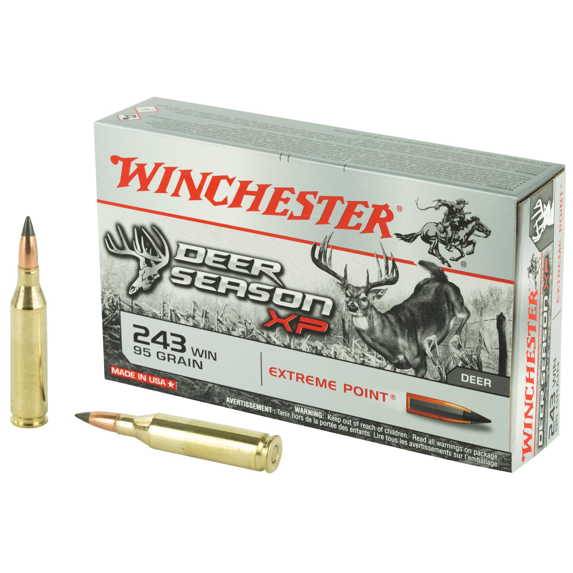 Winchester Deer Season XP Extreme Point 95 Grain .243 Winchester 3100 fps