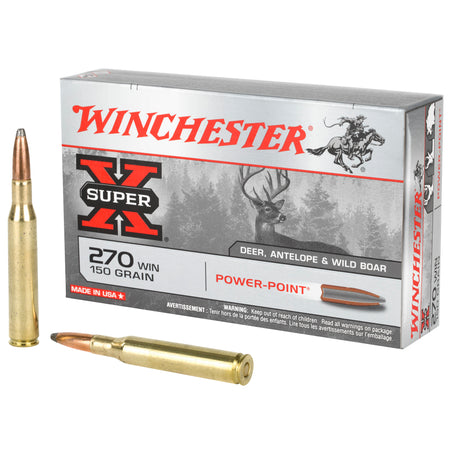 Winchester Super-X Power-Point 150 Grain .270 Winchester 2850 fps