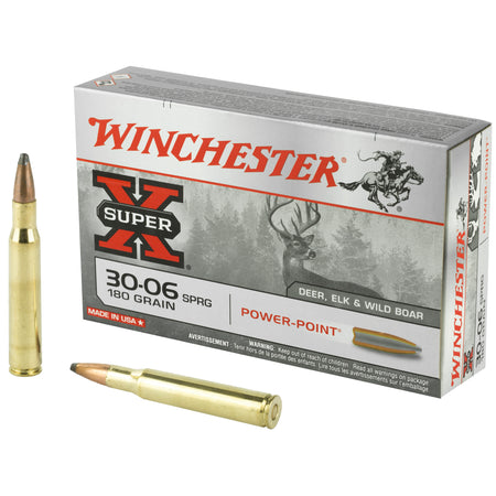 Winchester Super-X Power-Point Pointed Soft Point 180 Grain .30-06 Springfield 2700 fps